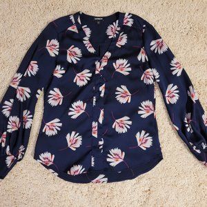 Express Floral Long Sleeve Blouse